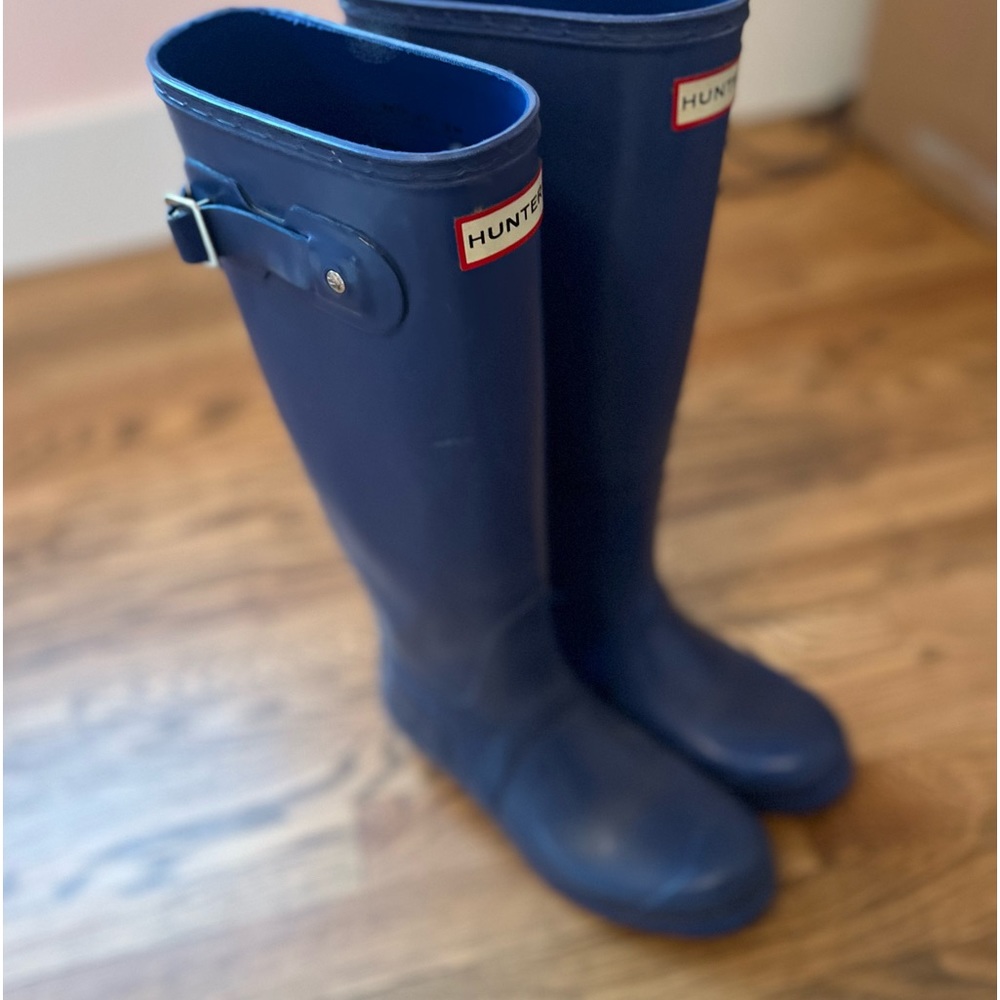Hunter rain boots - Indigo Blue